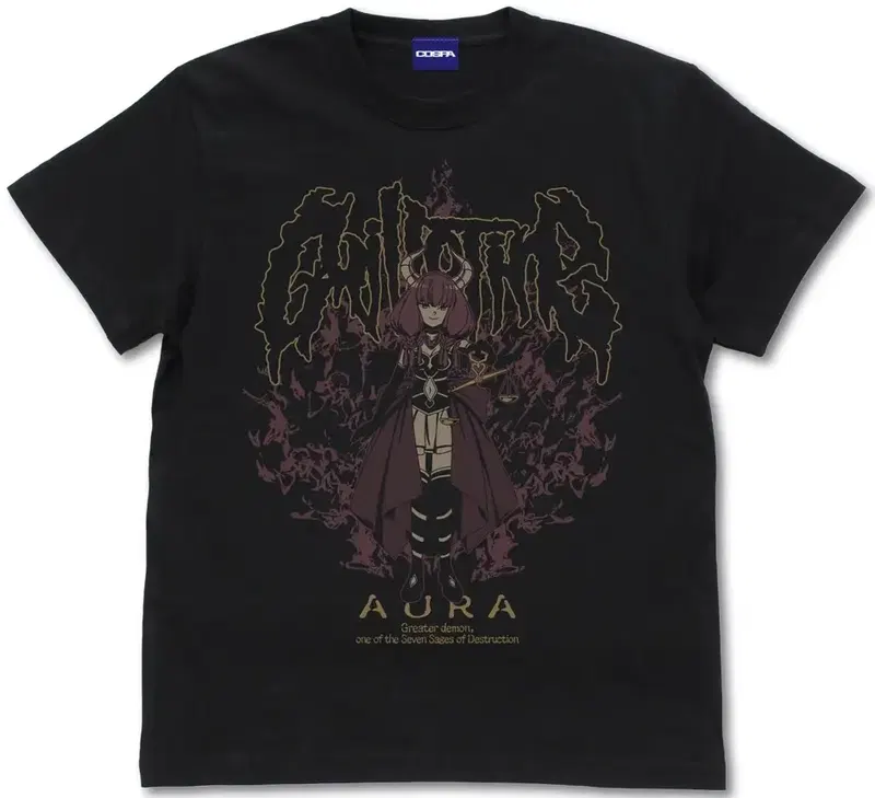 Frieren: Beyond Journey's End - Aura T-shirt (Black | Size S) image 1