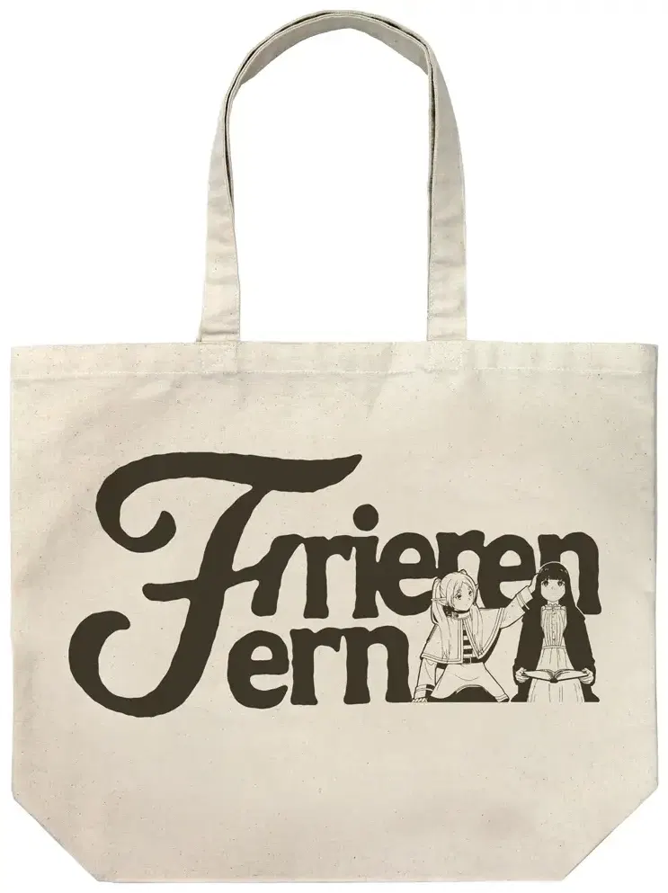 Frieren: Beyond Journey's End - Frieren & Fern Large Tote Bag (Natural) image 1