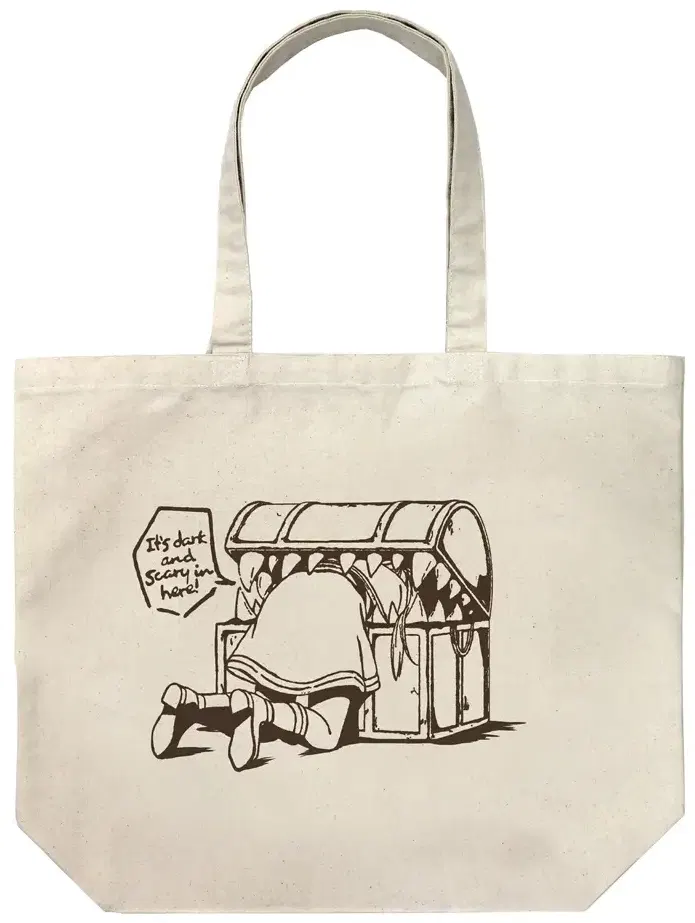 Frieren: Beyond Journey's End - Frieren Large Tote Bag Eaten by Mimic image 1