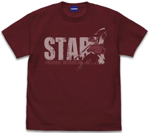 Frieren: Beyond Journey's End - Stark T-shirt (Burgundy | Size S)_