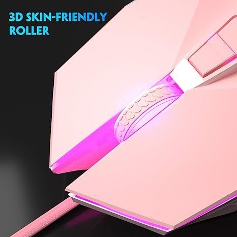 MageGee G10 Wired Mouse (Pink) image 2