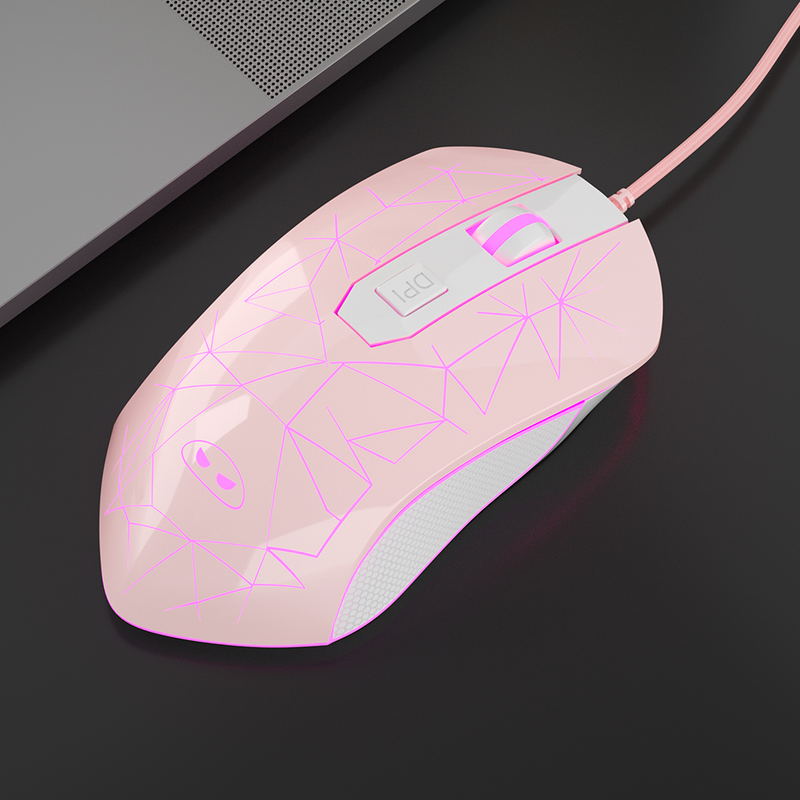 MageGee G6 Wired Mouse (Pink) image 2