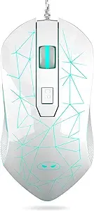 MageGee G6 Wired Mouse (White)_