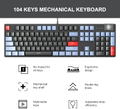 MageGee MK-ARMOR Wired Mechanical Keyboard [Brown Switch] (Blue Black) thumbnail 10