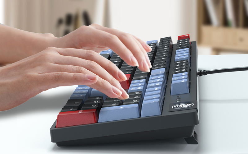 MageGee MK-ARMOR Wired Mechanical Keyboard [Brown Switch] (Blue Black) image 5