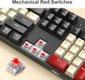 MageGee MK-ARMOR Wired Mechanical Keyboard (Carbon A) - Red Switch thumbnail 3