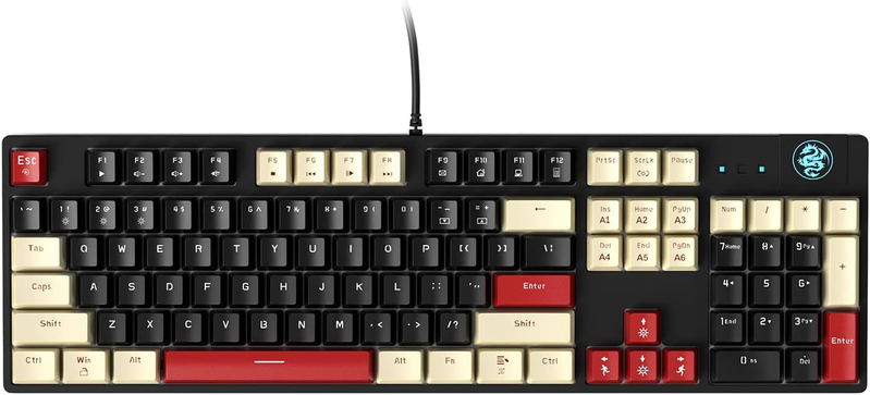 MageGee MK-ARMOR Wired Mechanical Keyboard [Blue Switch] (Carbon B) image 1