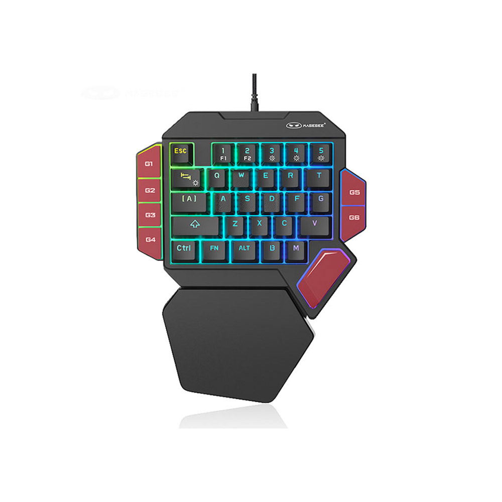 MageGee MK-Axe One Handed Professional Gaming Keyboard RGB Lighting ...