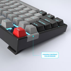 MageGee MK-STAR Wired Mechanical Keyboard (Black/Gray) - Blue Switch ...