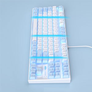 MageGee MK-STAR Wired Mechanical Keyboard (Blue/White) - Red Switch_