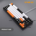MageGee MK-STAR Wired Mechanical Keyboard (Carbon A) - Yellow Switch thumbnail 10
