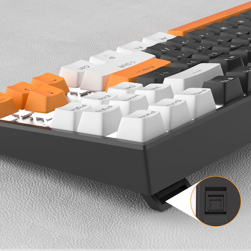MageGee MK-STAR Wired Mechanical Keyboard (Carbon B) - Brown Switch image 4