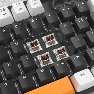 MageGee MK-STAR Wired Mechanical Keyboard (Carbon B) - Brown Switch_