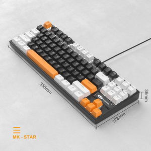 MageGee MK-STAR Wired Mechanical Keyboard (Carbon B) - Brown Switch_