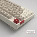MageGee MK-STAR Wired Mechanical Keyboard [Black Switch] (Retro White/Gray) thumbnail 12