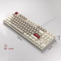 MageGee MK-STAR Wired Mechanical Keyboard [Black Switch] (Retro White/Gray) thumbnail 13