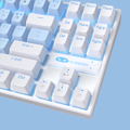 MageGee MK-STAR Wired Mechanical Keyboard (White/blue) - Blue Switch thumbnail 2