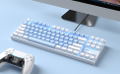 MageGee MK-STAR Wired Mechanical Keyboard (White/blue) - Blue Switch thumbnail 5