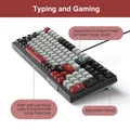 MageGee SKY98 Wired Mechanical Keyboard (Black/Gray) - Blue Switch thumbnail 5