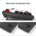MageGee STAR75 Wired Mechanical Keyboard (White/Black) - Yellow Switch thumbnail 2