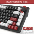 MageGee STAR75 Wired Mechanical Keyboard (White/Black) - Yellow Switch thumbnail 4