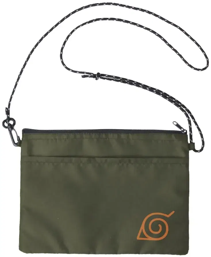 Naruto Shippuden - Hidden Leaf Village Tent Cross Sacoche Bag (Olive) image 1