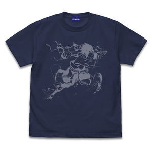 Naruto Shippuden - Sasuke T-shirt Sumi-e Ver. (Indigo | Size M)_