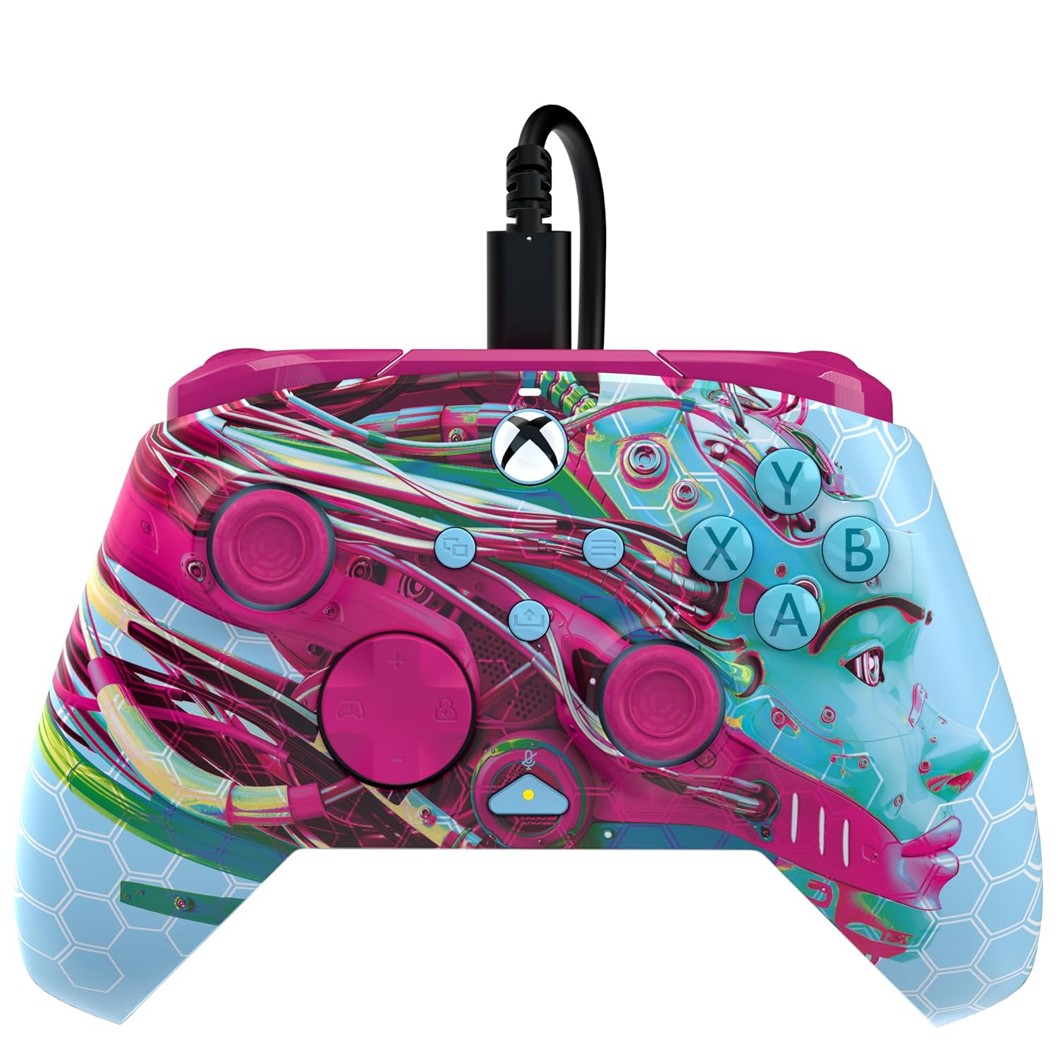 PDP Rematch Glow Advanced Wired Controller for Xbox One / Xbox Series X ...