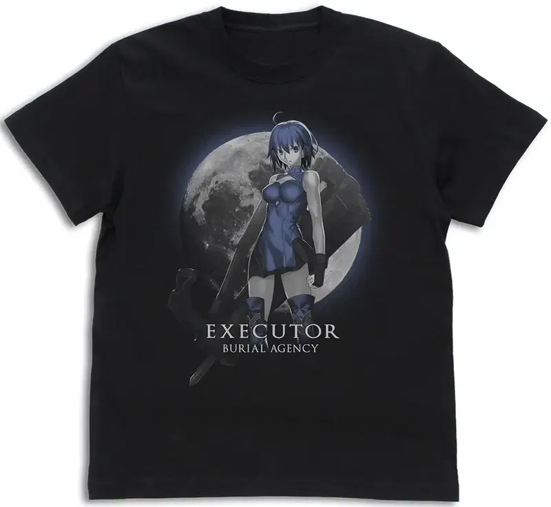 Tsukihime: A Piece Of Blue Glass Moon - Burial Institution 7th Ciel T-shirt (Black | Size S) image 1