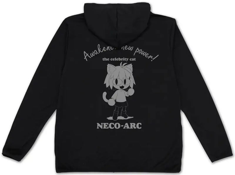 Tsukihime: A Piece Of Blue Glass Moon - Nekoark Thin Dry Hoodie (Black | Size XXL) image 1