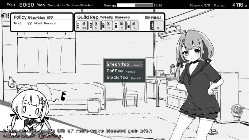 Living With Sister: Monochrome Fantasy <span class="ext" style="background-color: #2a475e; color: #FFFFFF;">STEAM</span> <span class="ext ext_digital">digital</span> image 3