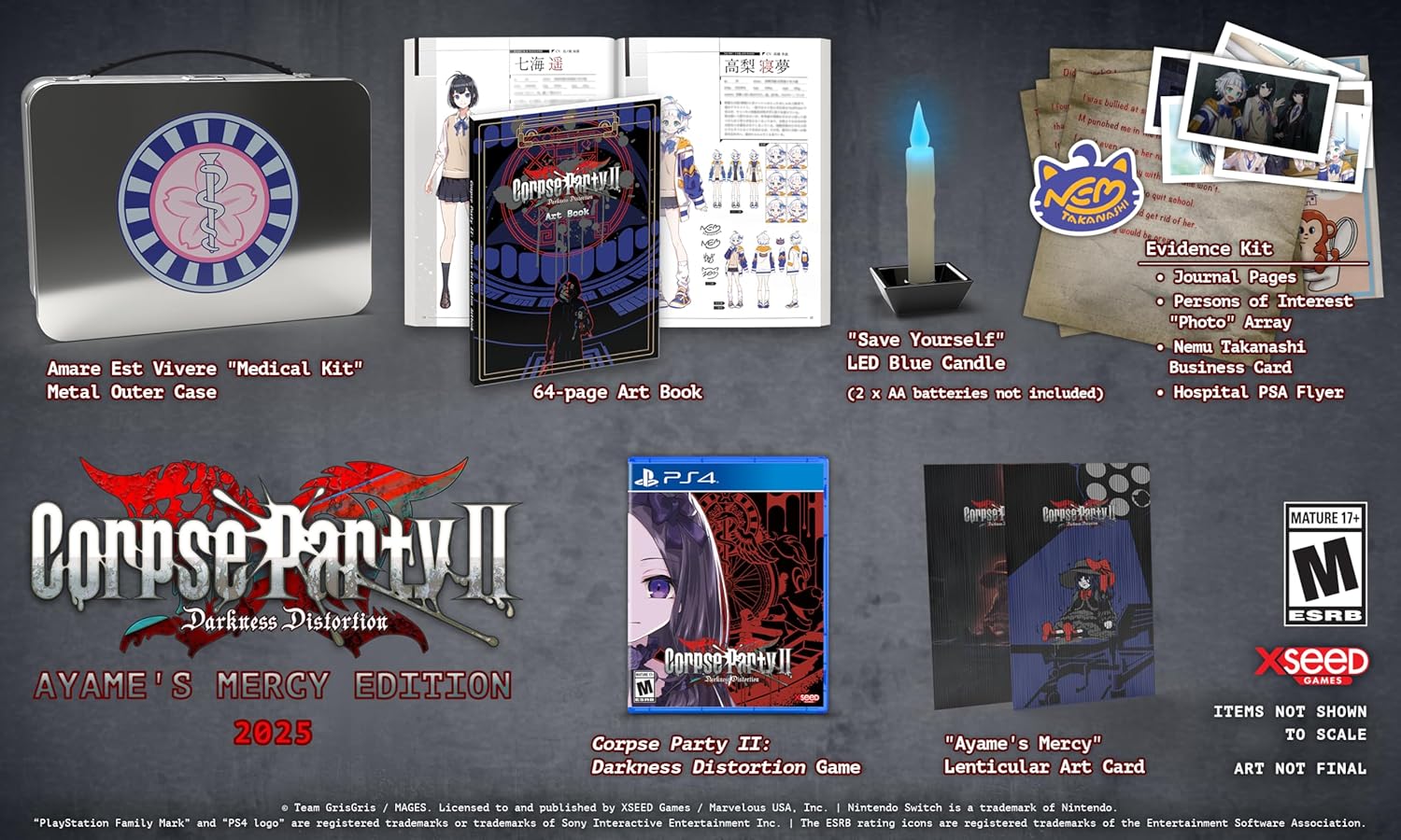 skullcheryTHEGUILTY PARTIES cootie 2点 Corpse Party 2: Darkness Distortion: Ayame's Mercy Limited