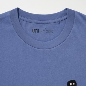 UT Makkuro Kurosuke Graphic T-Shirt (Blue | Size M)_