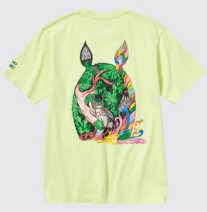 UT Studio Ghibli Graphic T-Shirt (Light Green | Size L)_