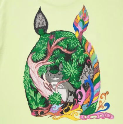 UT Studio Ghibli Graphic T-Shirt (Light Green | Size M) image 7