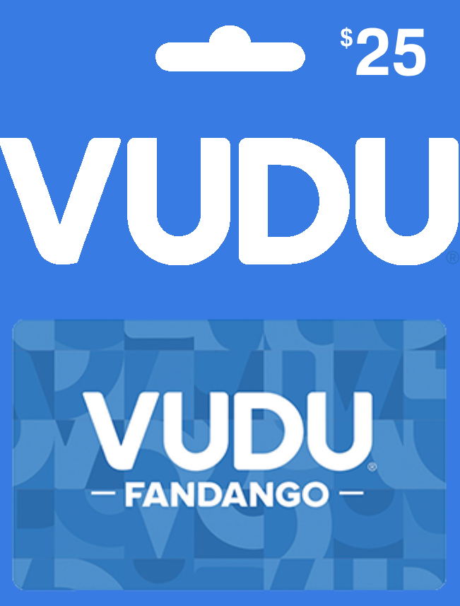 Vudu Gift Card 25 USD digital Bitcoin & Lightning accepted