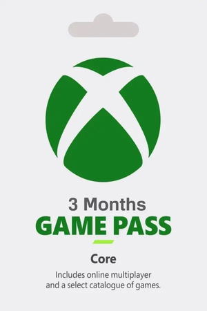 Xbox Game Pass Core 3 Months Membership Brazil_