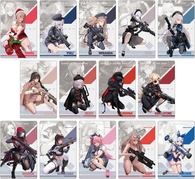 Goddess of Victory: Nikke Gun Girl Metal Card Collection Vol. 2 (Set of 10 Packs) image 2