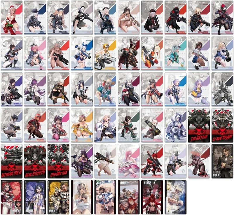 Goddess of Victory: Nikke Gun Girl Metal Card Collection Vol. 2 (Set of 10 Packs) image 1