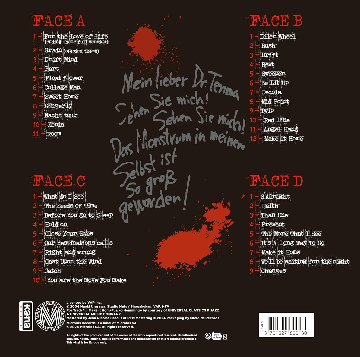 Monster Original Soundtrack (Vinyl) (Kuniaki Haisima)