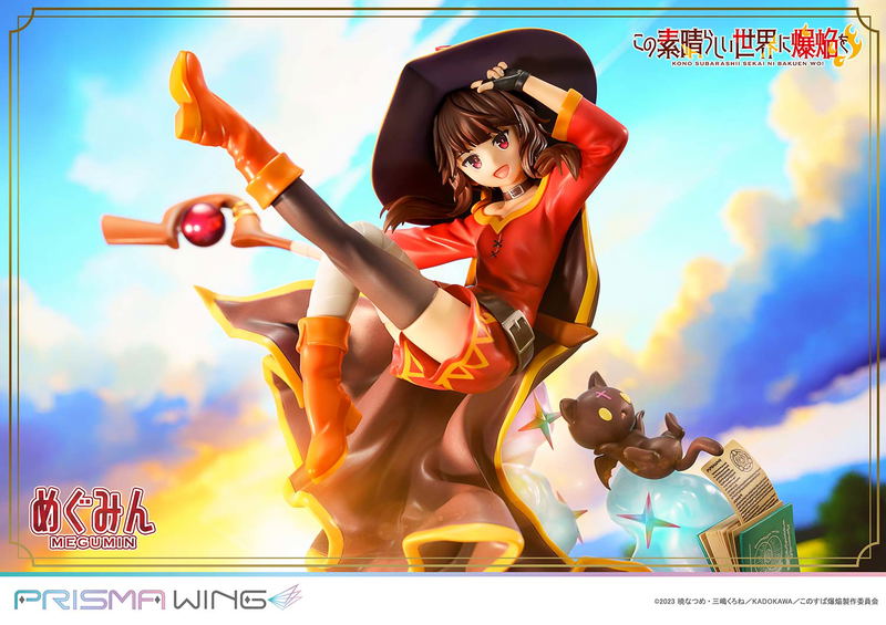 Prisma Wing Kono Subarashii Sekai ni Bakuen wo! 1/7 Scale Pre-Painted Figure: Megumin image 33