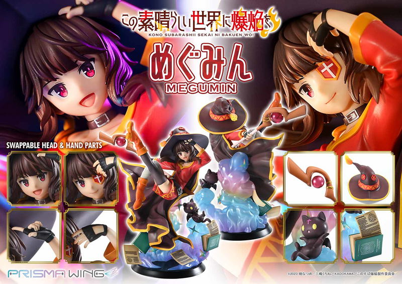 Prisma Wing Kono Subarashii Sekai ni Bakuen wo! 1/7 Scale Pre-Painted Figure: Megumin image 69