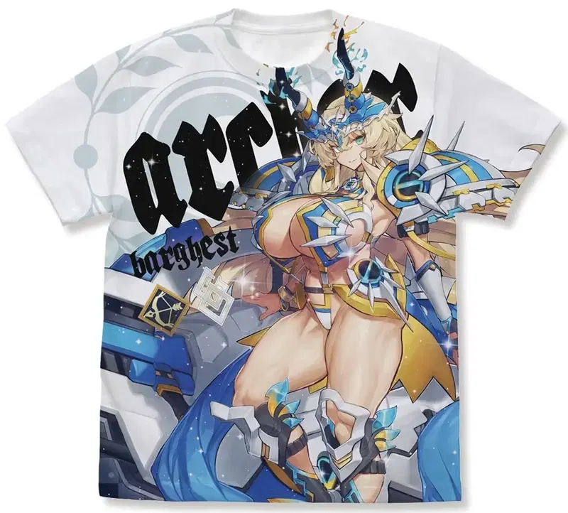 Fate/Grand Order - Archer/Fairy Knight Barghest Full Graphic T-shirt (White | Size S) image 1