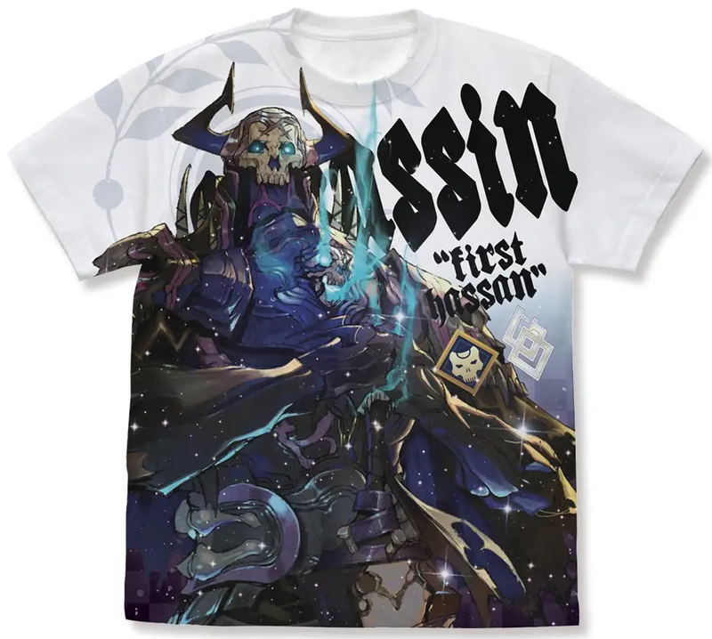 Fate/Grand Order - Assassin (Old Man Of The Mountain) Full Graphic T-shirt (White | Size XL) image 1