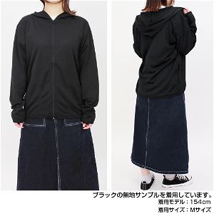 Haikyu!! - Karasuno High School Volleyball Club Thin Dry Hoodie (Black | Size XL)
