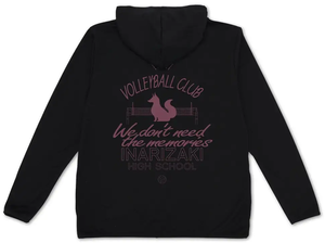 Haikyu!! - Inarizaki High School Volleyball Club Thin Dry Hoodie (Black | Size M)_