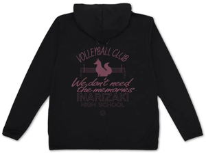 Haikyu!! - Inarizaki High School Volleyball Club Thin Dry Hoodie (Black | Size L)_