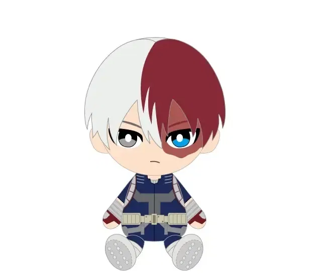My Hero Academia Chibi Plush: Todoroki Shoto Vol. 2 image 1