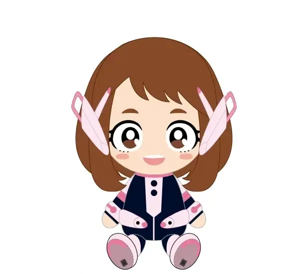 My Hero Academia Chibi Plush: Uraraka Ochaco Vol. 2 image 1