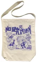 No Game No Life - White Sticker Style Design Shoulder Tote Bag (Natural) thumbnail 1